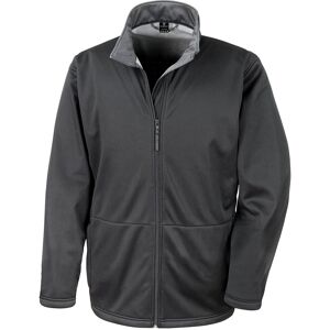 Result Core Men's Plain Soft Shell Jacket in Black Size: XS Black XS Result Core Men's Plain Soft Shell Jacket in Black Size: XS Black XS