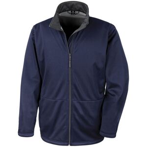 Result Core Men's Plain Soft Shell Jacket in Navy Size: 2XL Navy 2XL Result Core Men's Plain Soft Shell Jacket in Navy Size: 2XL Navy 2XL