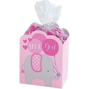 Amscan Cardstock Elephant Gift Box in Pink Pink Amscan Cardstock Elephant Gift Box in Pink Pink