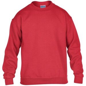 Gildan Heavy Blend Crew Neck Sweatshirt in Red Size: 7-8 Years Red 7-8 Years Gildan Heavy Blend Crew Neck Sweatshirt in Red Size: 7-8 Years Red 7-8 Years