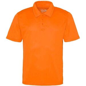 AWDis Cool Men's Moisture Wicking Polo Shirt in Pale Orange Size: Large Pale Orange L AWDis Cool Men's Moisture Wicking Polo Shirt in Pale Orange Size: Large Pale Orange L