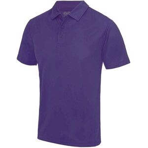 AWDis Cool Men's Moisture Wicking Polo Shirt in Purple Size: Large Purple L AWDis Cool Men's Moisture Wicking Polo Shirt in Purple Size: Large Purple L
