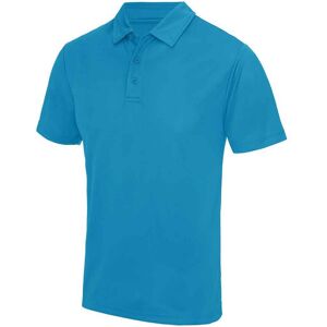 AWDis Cool Men's Moisture Wicking Polo Shirt in Mid Blue Size: Large Mid Blue L AWDis Cool Men's Moisture Wicking Polo Shirt in Mid Blue Size: Large Mid Blue L