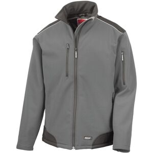 Result Men's Ripstop Soft Shell Jacket in Grey Size: Medium Grey M Result Men's Ripstop Soft Shell Jacket in Grey Size: Medium Grey M
