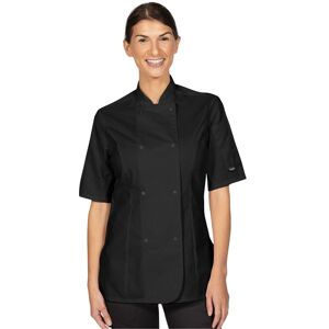 Dennys Women's Premium Short-Sleeved Chef Jacket in Black Size: XS Black XS Dennys Women's Premium Short-Sleeved Chef Jacket in Black Size: XS Black XS