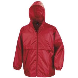 Result Core Men's Core Lightweight Waterproof Jacket in Red Size: XS Red XS Result Core Men's Core Lightweight Waterproof Jacket in Red Size: XS Red XS