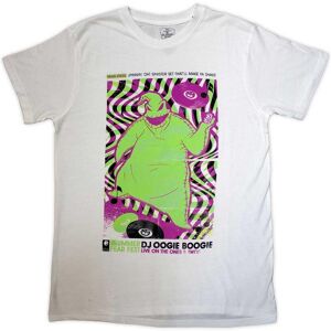 The Nightmare Before Christmas Men's Ooogie Boogie DJ T-Shirt in White Size: Large White L The Nightmare Before Christmas Men's Ooogie Boogie DJ T-Shirt in White Size: Large White L