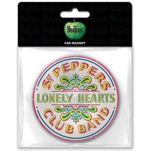 The Beatles Sgt Pepper Drum Rubber Car Magnet Multicolor The Beatles Sgt Pepper Drum Rubber Car Magnet Multicolor