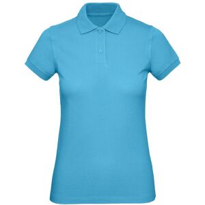 B&C Women's Inspire Polo Shirt in Turquoise Size: Medium Turquoise M B&C Women's Inspire Polo Shirt in Turquoise Size: Medium Turquoise M