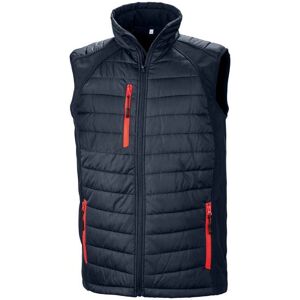 Result Men's Compass Softshell Padded Gilet in Grey Size: Large Grey L Result Men's Compass Softshell Padded Gilet in Grey Size: Large Grey L
