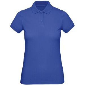 B&C Women's Inspire Polo Shirt in Blue Size: Large Blue L B&C Women's Inspire Polo Shirt in Blue Size: Large Blue L
