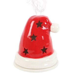 Something Different Santa Hat Tealight & Incense Cone Holder in Red Red Something Different Santa Hat Tealight & Incense Cone Holder in Red Red