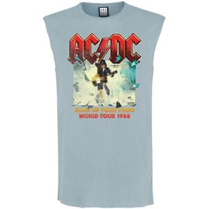 Amplified Men's Blow Up Your Video AC DC Sleeveless Tank Top in Pale Blue Size: Large Pale Blue L Amplified Men's Blow Up Your Video AC DC Sleeveless Tank Top in Pale Blue Size: Large Pale Blue L
