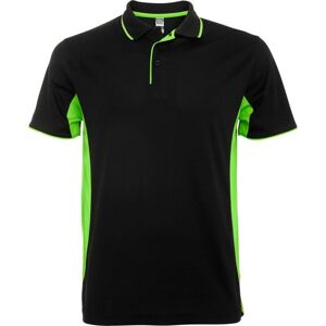 ROLY Women's Montmelo Short-Sleeved Sports Polo Shirt in Black Size: 2XL Black 2XL ROLY Women's Montmelo Short-Sleeved Sports Polo Shirt in Black Size: 2XL Black 2XL