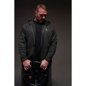 BadRhino Men's 'Rest Day' Zip Through Hoodie in Black Size: 5-6XL Black 5-6XL BadRhino Men's 'Rest Day' Zip Through Hoodie in Black Size: 5-6XL Black 5-6XL