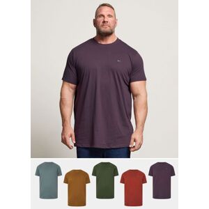 BadRhino Men's 5 Pack Extra Long T-Shirts in Brown Size: 2XL Brown 2XL BadRhino Men's 5 Pack Extra Long T-Shirts in Brown Size: 2XL Brown 2XL