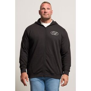 BadRhino Men's Zip Through Hoodie in Black Size: 2XL Black 2XL BadRhino Men's Zip Through Hoodie in Black Size: 2XL Black 2XL