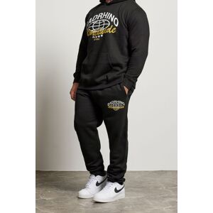 BadRhino Men's Worldwide Slogan Joggers in Black Size: 7-8XL Black 7-8XL BadRhino Men's Worldwide Slogan Joggers in Black Size: 7-8XL Black 7-8XL
