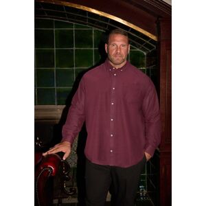 BadRhino Men's Long Sleeve Slub Shirt in Burgundy Size: 7-8XL Burgundy 7-8XL BadRhino Men's Long Sleeve Slub Shirt in Burgundy Size: 7-8XL Burgundy 7-8XL