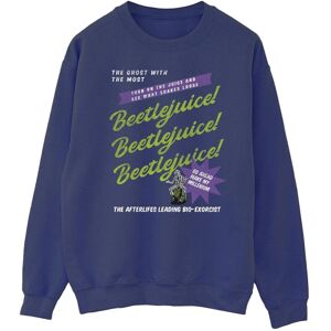 Beetlejuice Men's Make My Millenium Sweatshirt in Navy Size: 2XL Navy 2XL Beetlejuice Men's Make My Millenium Sweatshirt in Navy Size: 2XL Navy 2XL