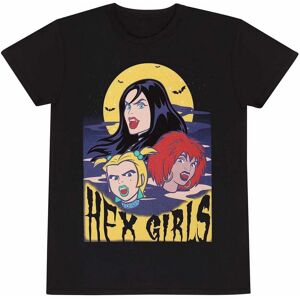 Hex Girls Women's Floating Heads With Yellow Moon T-Shirt in Black Size: 2XL Black 2XL Hex Girls Women's Floating Heads With Yellow Moon T-Shirt in Black Size: 2XL Black 2XL