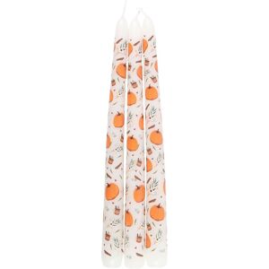 Something Different Taper Pumpkin Candles Set (Pack of 3) in White White Something Different Taper Pumpkin Candles Set (Pack of 3) in White White
