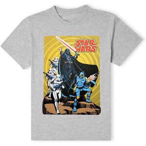 Star Wars Official Vader Retro Poster T-Shirt - Grey Size: XL Grey XL Star Wars Official Vader Retro Poster T-Shirt - Grey Size: XL Grey XL