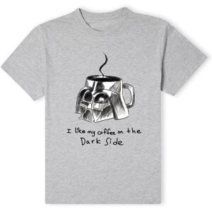 Star Wars Official Dark Side Coffee T-Shirt - Grey Size: Large Grey L Star Wars Official Dark Side Coffee T-Shirt - Grey Size: Large Grey L