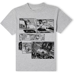 Star Wars Official Manga T-Shirt - Grey Size: Small Grey S Star Wars Official Manga T-Shirt - Grey Size: Small Grey S
