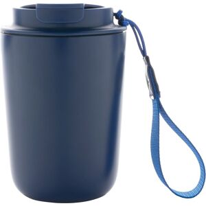 XD Design Cuppa Lanyard Stainless Steel Tumbler in Blue Blue XD Design Cuppa Lanyard Stainless Steel Tumbler in Blue Blue