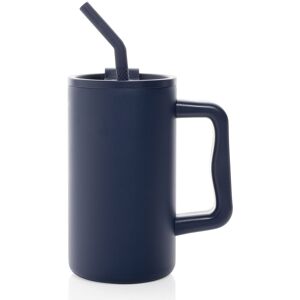 XD Design Cube Stainless Steel 800ml Travel Mug in Navy Navy XD Design Cube Stainless Steel 800ml Travel Mug in Navy Navy