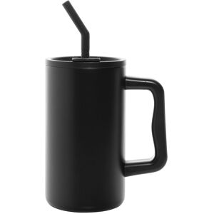 XD Design Cube Stainless Steel 800ml Travel Mug in Black Black XD Design Cube Stainless Steel 800ml Travel Mug in Black Black