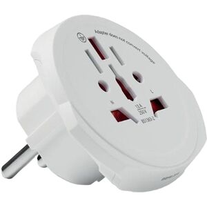 MidOcean Skross World to EU Travel Adapter (EU Plug) in White White MidOcean Skross World to EU Travel Adapter (EU Plug) in White White