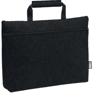MidOcean Men's Tapla RPET Felt Laptop Bag in Black Black One Size MidOcean Men's Tapla RPET Felt Laptop Bag in Black Black One Size