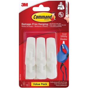 Command Small Utility Hooks Value Pack (pack 6) Multicolor Command Small Utility Hooks Value Pack (pack 6) Multicolor