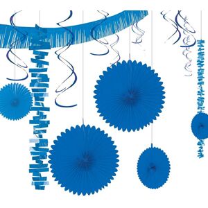 Amscan Paper Foil Wall Dration in Blue Blue Amscan Paper Foil Wall Dration in Blue Blue