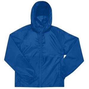 B&C Men's Reset Lined Windbreaker in Blue Size: Small Blue S B&C Men's Reset Lined Windbreaker in Blue Size: Small Blue S