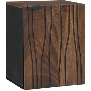 Berkfield Home Bathroom Hanging Cabinet – 38x33.5x48 cm Solid Wood & Engineered Wood in Brown Brown 38x33.5x48 cm Berkfield Home Bathroom Hanging Cabinet – 38x33.5x48 cm Solid Wood & Engineered Wood in Brown Brown 38x33.5x48 cm