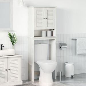 Berkfield Home Toilet Cabinet White 60 x 27 x 161 cm Solid pine wood White 60 x 27 x 161 cm Berkfield Home Toilet Cabinet White 60 x 27 x 161 cm Solid pine wood White 60 x 27 x 161 cm