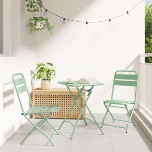 Berkfield Home Folding Garden Chairs 2 pcs Light Mint 42x52x82 cm Powder-coated Steel in Green Size: 42 x 52 x 82 cm Green 42 x 52 x 82 cm Berkfield Home Folding Garden Chairs 2 pcs Light Mint 42x52x82 cm Powder-coated Steel in Green Size: 42 x 52 x 82 cm Green 42 x 52 x 82 cm