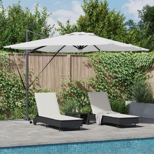 Berkfield Home Cantilever Roma Parasol with LEDs Sand 286x285x270 cm Aluminium Size: 286 x 285 x 270 cm Multicolor 286 x 285 x 270 cm Berkfield Home Cantilever Roma Parasol with LEDs Sand 286x285x270 cm Aluminium Size: 286 x 285 x 270 cm Multicolor 286 x 285 x 270 cm