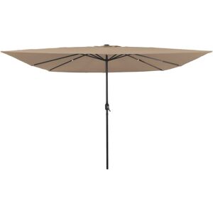 Berkfield Home Square Garden Parasol with LED Lights 295x245 cm Taupe Taupe 295x245 cm Berkfield Home Square Garden Parasol with LED Lights 295x245 cm Taupe Taupe 295x245 cm