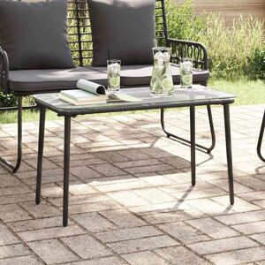 Berkfield Home Garden Table Black 80 x 40 x 45 cm Poly rattan Black 80 x 40 x 45 cm Berkfield Home Garden Table Black 80 x 40 x 45 cm Poly rattan Black 80 x 40 x 45 cm