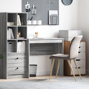 Berkfield Home Writing Desk Grey sonoma Engineered wood 80 x 40 x 76 cm Simple Grey 80 x 40 x 76 cm Berkfield Home Writing Desk Grey sonoma Engineered wood 80 x 40 x 76 cm Simple Grey 80 x 40 x 76 cm