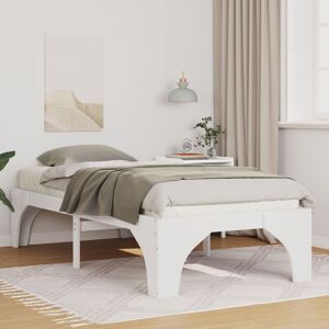 Berkfield Home Floor Bed Frame with Storage White 100 x 200 cm Solid pine wood White 100 x 200 cm Berkfield Home Floor Bed Frame with Storage White 100 x 200 cm Solid pine wood White 100 x 200 cm