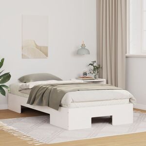 Berkfield Home Floor Bed Frame with Storage White 100 x 200 cm Solid pine wood White 100 x 200 cm Berkfield Home Floor Bed Frame with Storage White 100 x 200 cm Solid pine wood White 100 x 200 cm