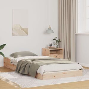 Berkfield Home Brown 80 x 200 cm Solid pine wood Brown 80 x 200 cm Berkfield Home Brown 80 x 200 cm Solid pine wood Brown 80 x 200 cm