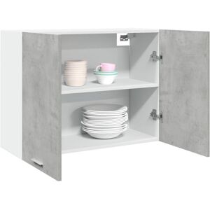 Berkfield Home Hanging Cabinet Lyon Concrete Grey 80x31x60 cm Engineered Wood Size: 80 x 31 x 60 cm Grey 80 x 31 x 60 cm Berkfield Home Hanging Cabinet Lyon Concrete Grey 80x31x60 cm Engineered Wood Size: 80 x 31 x 60 cm Grey 80 x 31 x 60 cm