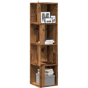 Berkfield Home Corner Cabinet Old Wood 33x33x132 cm Engineered Wood in Brown Size: 33 x 33 x 132 cm Brown 33 x 33 x 132 cm Berkfield Home Corner Cabinet Old Wood 33x33x132 cm Engineered Wood in Brown Size: 33 x 33 x 132 cm Brown 33 x 33 x 132 cm