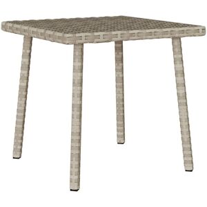 Berkfield Home Garden Coffee Table Rectangular Light Grey 40x40x37 cm Poly Rattan Size: 40 x 40 x 37 cm Grey 40 x 40 x 37 cm Berkfield Home Garden Coffee Table Rectangular Light Grey 40x40x37 cm Poly Rattan Size: 40 x 40 x 37 cm Grey 40 x 40 x 37 cm